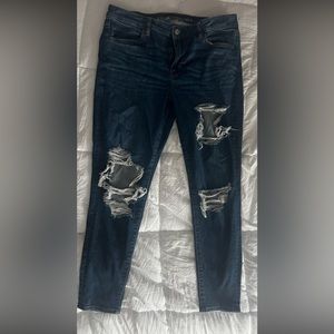 American Eagle Ripped Mom Jeans